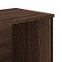 Zapatero de madera de ingeniería marrón roble 90x38x45,5