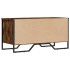 Zapatero de madera de ingeniería roble ahumado 90x38x45,5