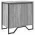 Armario lavabo baño madera ingeniería gris Sonoma 60x35x60