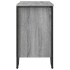 Armario lavabo baño madera ingeniería gris Sonoma 60x35x60