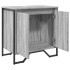 Armario lavabo baño madera ingeniería gris Sonoma 60x35x60