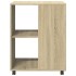 Mesa auxiliar con ruedas madera ingeniería Sonoma 55x60x78