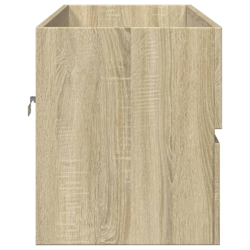 Mueble de lavabo de baño madera roble Sonoma 100x38,5x45