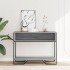 Mesa consola madera de ingeniería gris Sonoma 100x35x74,5
