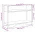 Mesa consola madera de ingeniería gris Sonoma 100x35x74,5