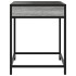Mesa de centro con Infinity LED gris Sonoma 40x40x51