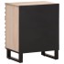 Mesita de noche madera maciza de mango 50x34x62