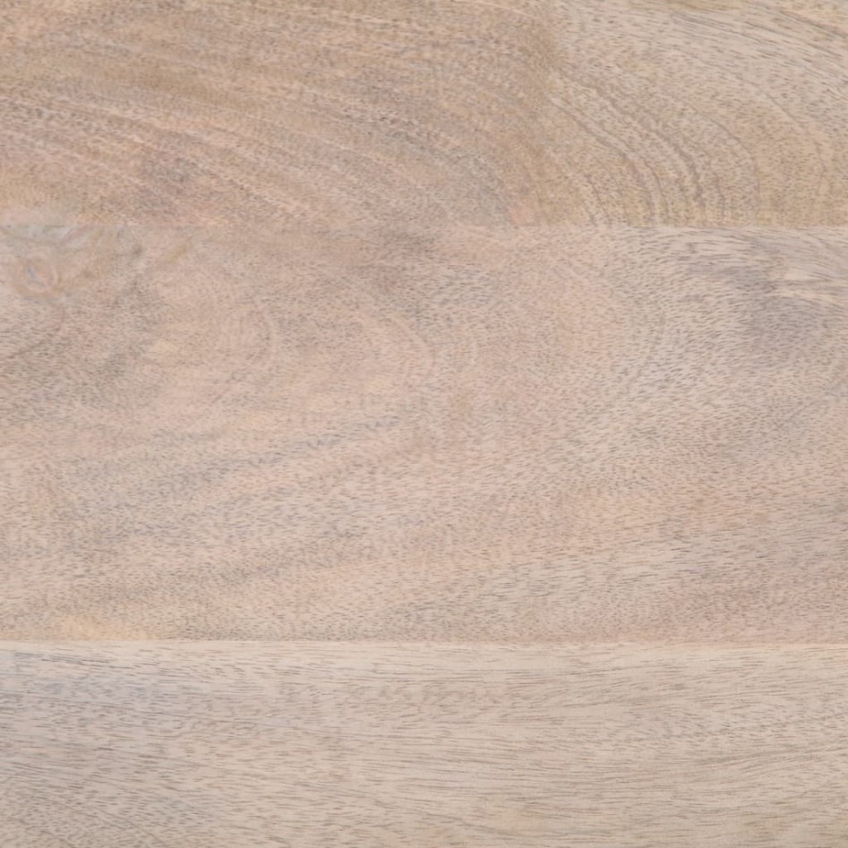 Mesita de noche madera maciza de mango 50x34x62