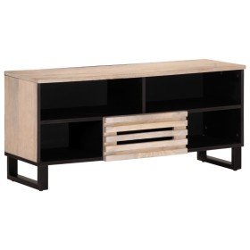 Mueble de TV madera maciza de mango 100x34x46