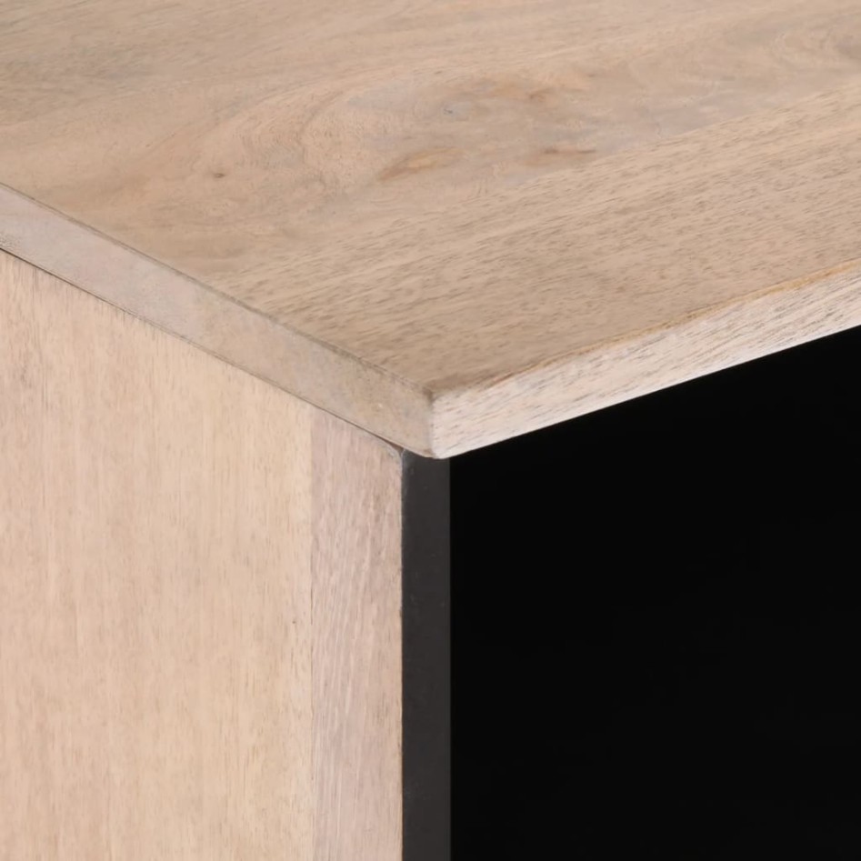 Mueble de TV madera maciza de mango 100x34x46