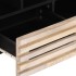 Mueble de TV madera maciza de mango 100x34x46