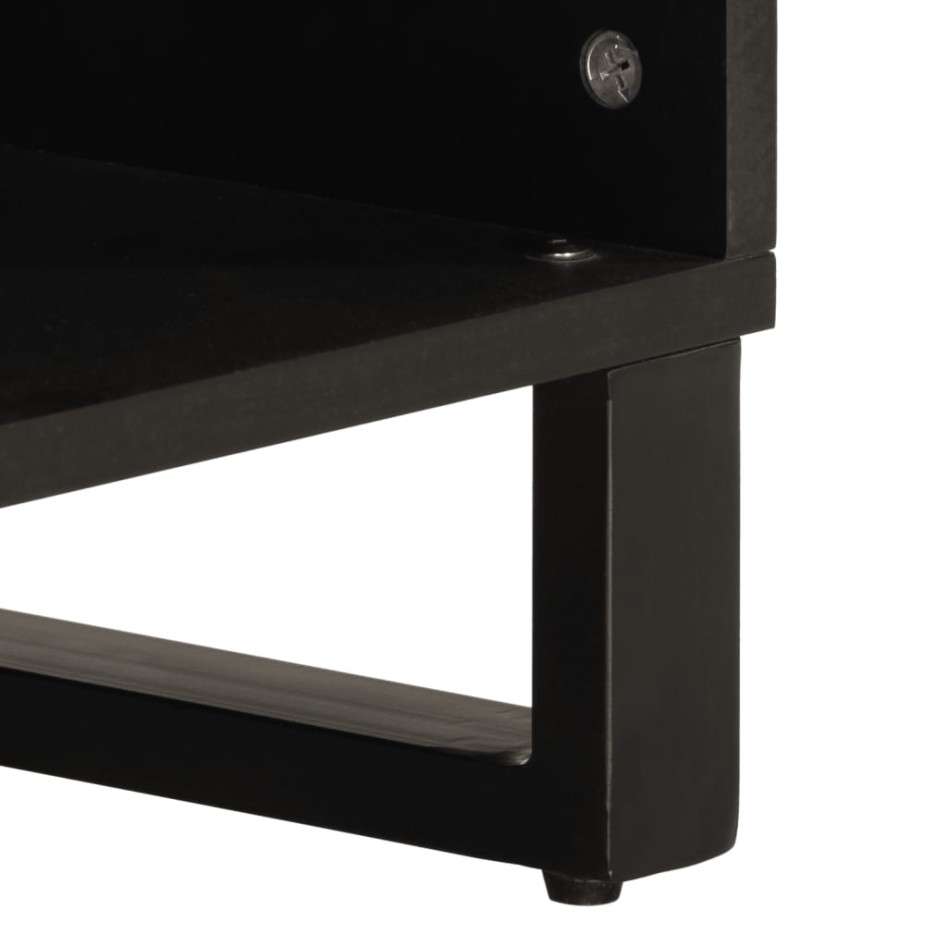 Mueble de TV madera maciza de mango 100x34x46