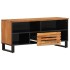Mueble de TV madera maciza de acacia 100x34x46