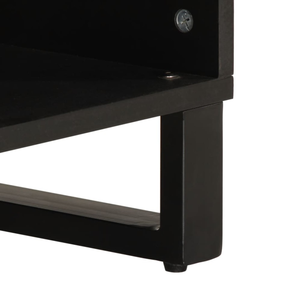 Mueble de TV madera maciza de acacia 100x34x46