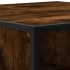 Mesa de centro madera ingeniería metal roble ahumado