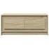 Mesa de centro con luces LED madera de ingeniería roble