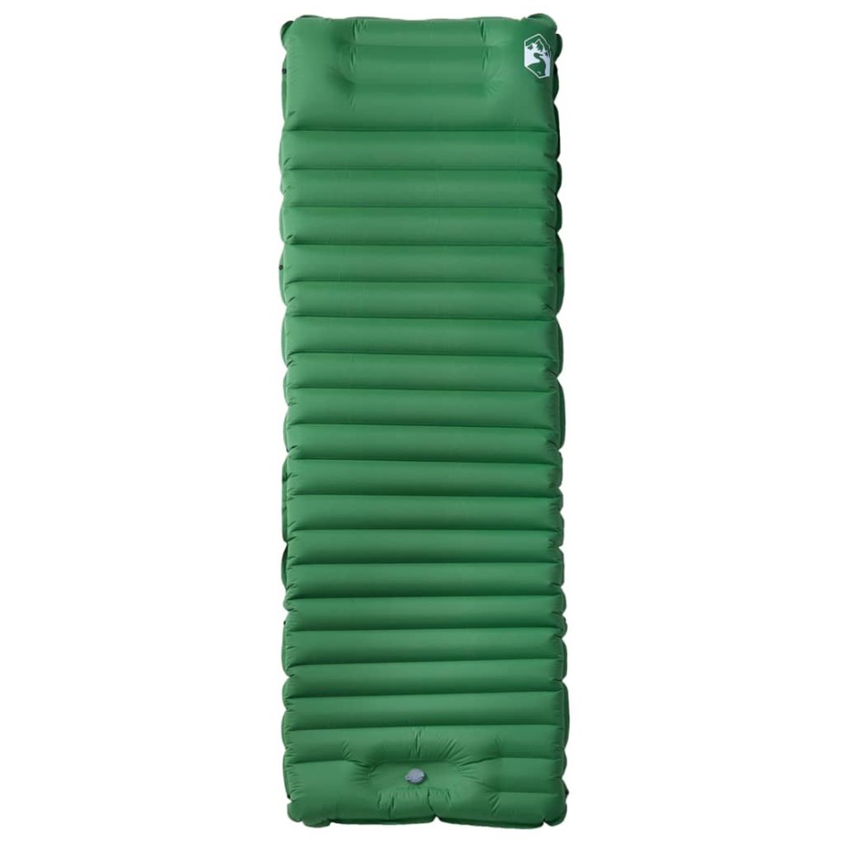 Colchón de camping autoinflable con almohada 1 persona