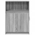 Aparador con LED madera de ingeniería gris Sonoma 72x34x100
