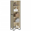 Estantería madera de ingeniería roble Sonoma 50x31x169 cm