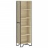 Estantería madera de ingeniería roble Sonoma 50x31x169