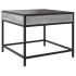 Mesa de centro con Infinity LED gris Sonoma 50x50x41