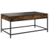 Mesa de centro con Infinity LED roble ahumado 90x50x41