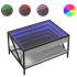 Mesa de centro con Infinity LED gris Sonoma 70x50x38