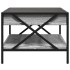 Mesa de centro con Infinity LED gris Sonoma 70x50x38