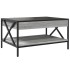 Mesa de centro con Infinity LED gris Sonoma 70x50x38