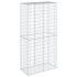 Cesta de gaviones con cubierta hierro galvanizado 100x50x200