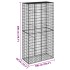 Cesta de gaviones con cubierta hierro galvanizado 100x50x200