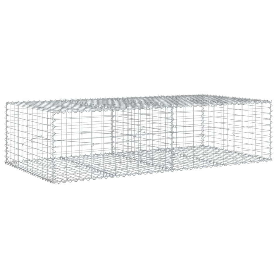 Cesta de gaviones con cubierta hierro galvanizado 200x100x50