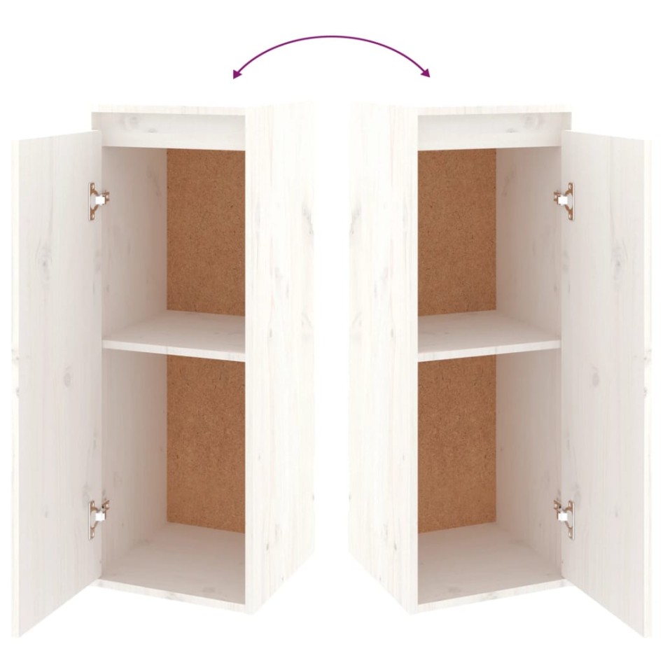 Muebles para TV 6 piezas madera maciza de pino