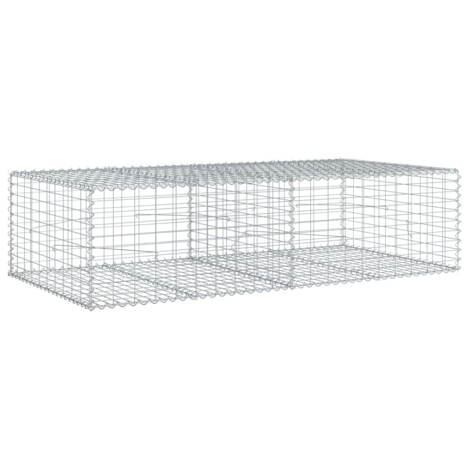 Cesta de gaviones con cubierta hierro galvanizado 200x100x50