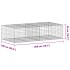 Cesta de gaviones con cubierta hierro galvanizado 200x100x50