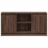 Mueble de TV LED madera ingeniería marrón roble 100x34x50