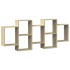 Estante de pared madera ingeniería roble Sonoma 159x18x65