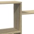 Estante de pared madera ingeniería roble Sonoma 159x18x65