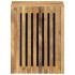 Armario de lavabo para baño madera maciza de mango 38x34x48