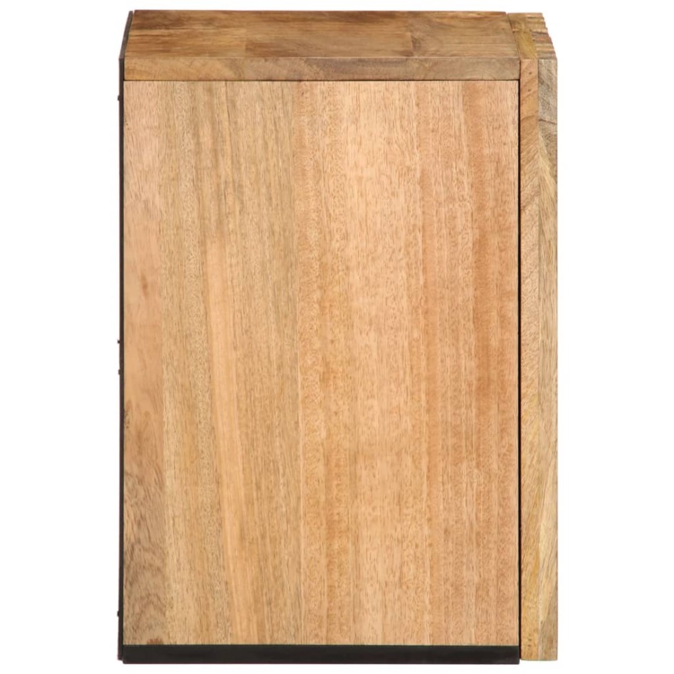 Armario de lavabo para baño madera maciza de mango 38x34x48