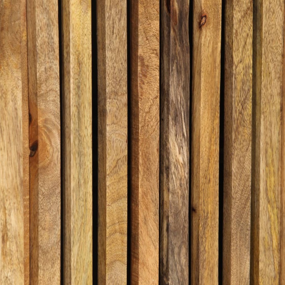 Armario de lavabo para baño madera maciza de mango 38x34x48