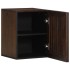 Armario de baño de pared madera maciza de mango 38x34x48