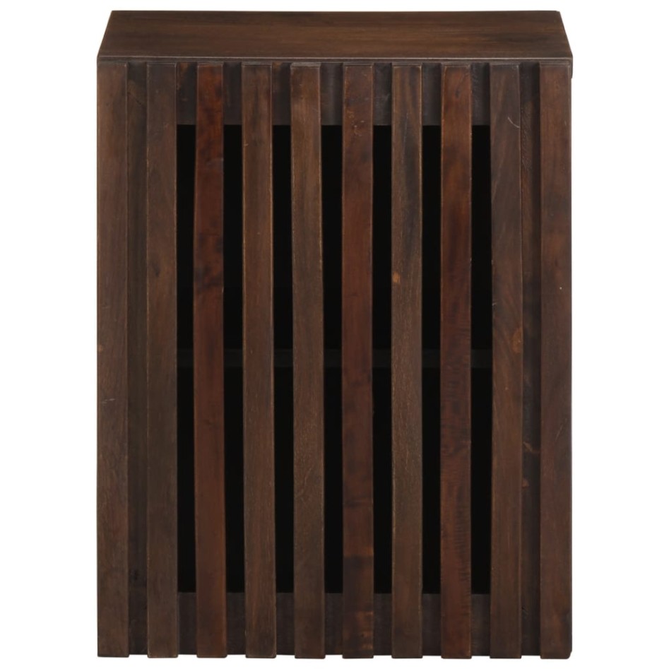 Armario de baño de pared madera maciza de mango 38x34x48