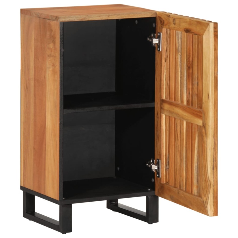 Aparador de madera maciza acacia 40x34x75