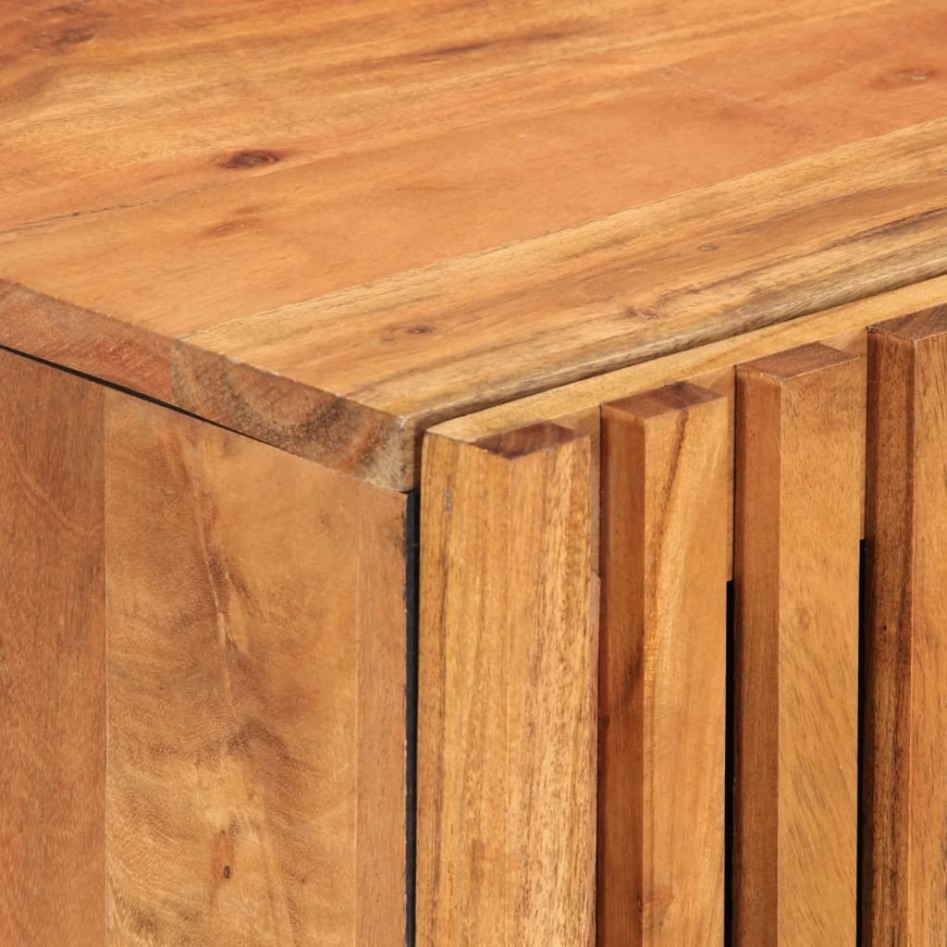 Aparador de madera maciza acacia 40x34x75