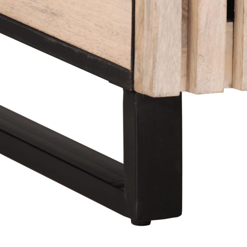 Aparador de madera maciza de mango 40x34x75