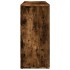Aparador de madera de ingeniería roble ahumado 90,5x29,5x65
