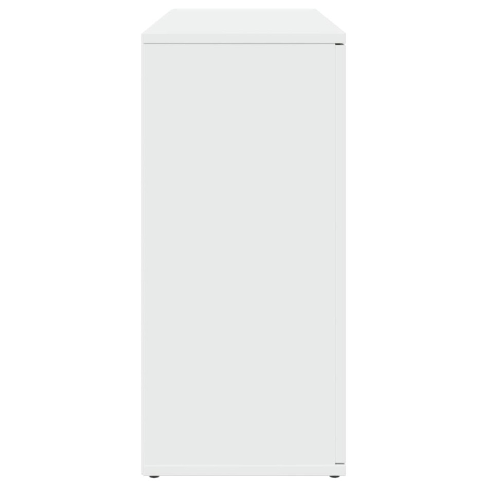 Aparador madera de ingeniería blanco 90,5x29,5x65