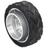 Rueda para rueda de remolque jockey aluminio y goma Ø19,5x10