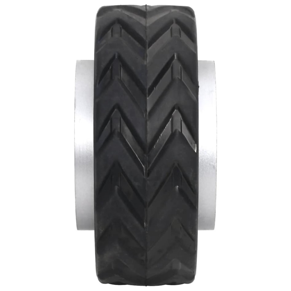 Rueda para rueda de remolque jockey aluminio y goma Ø19,5x10